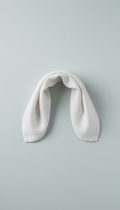 Soft white linen hand towel